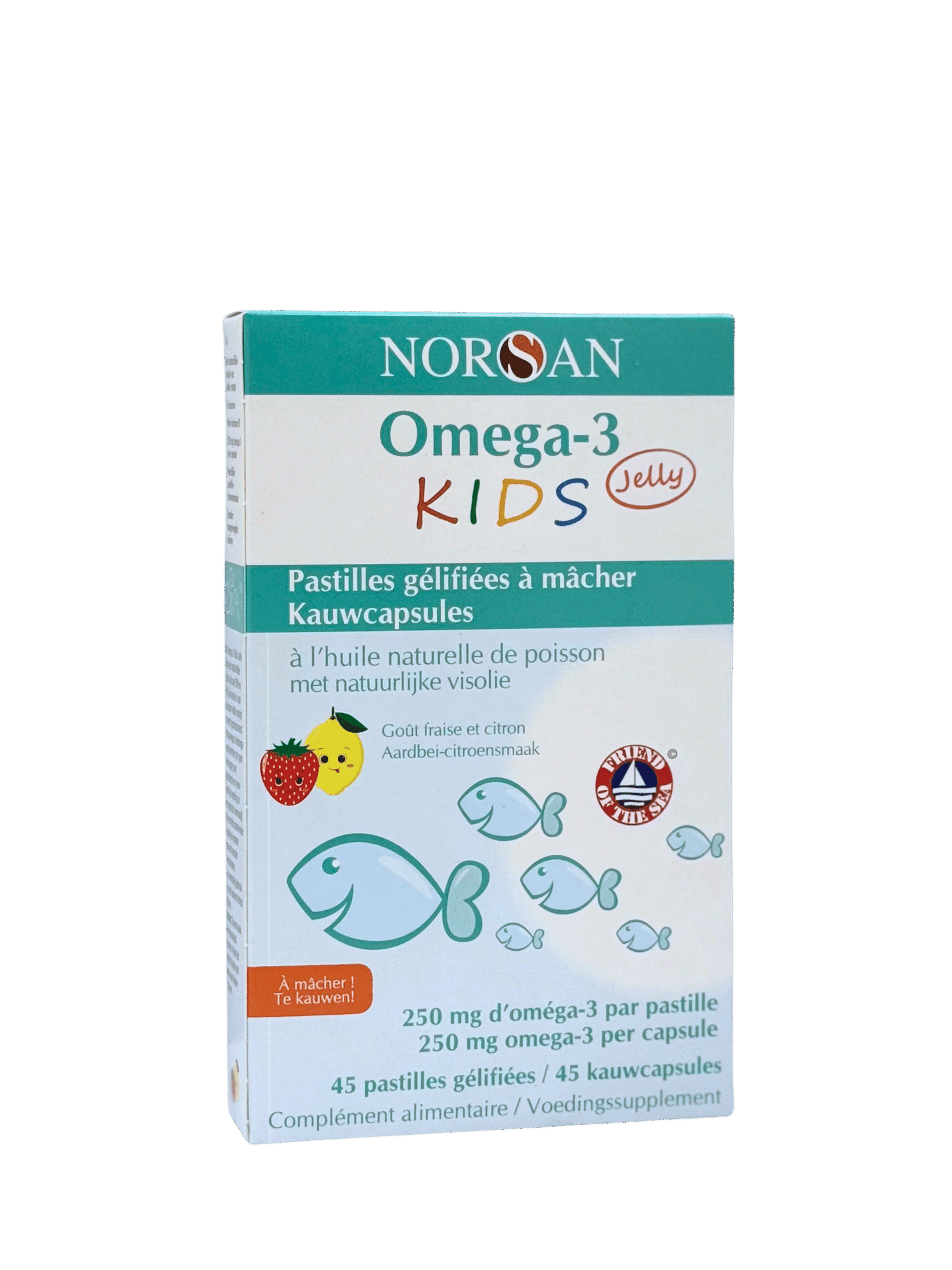 Omega-3 Kids Gummies – Heerlijke, fruitige gummies voor kinderen, boordevol omega-3 vetzuren EPA en DHA, voor de gezonde ontwikkeling van hersenen en ogen. Omega-3 Kids Gummies - smakelijke gummies voor kinderen, rijk aan EPA en DHA, ter ondersteuning van hersenfunctie en gezichtsvermogen.