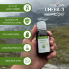 Omega-3 Vegan Olie - 100% plantaardige algenolie, rijk aan EPA en DHA, voor ondersteuning van hart, hersenen en ogen.