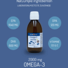 NORSAN Omega-3 Olie – Hoogwaardige visolie met 2.000 mg omega-3 per dagelijkse dosis