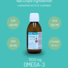 Omega-3 Kids Olie - natuurlijke visolie voor kinderen, rijk aan EPA en DHA, ter ondersteuning van hersenontwikkeling en gezichtsvermogen