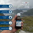 NORSAN Omega-3 Olie – Hoogwaardige visolie met 2.000 mg omega-3 per dagelijkse dosis
