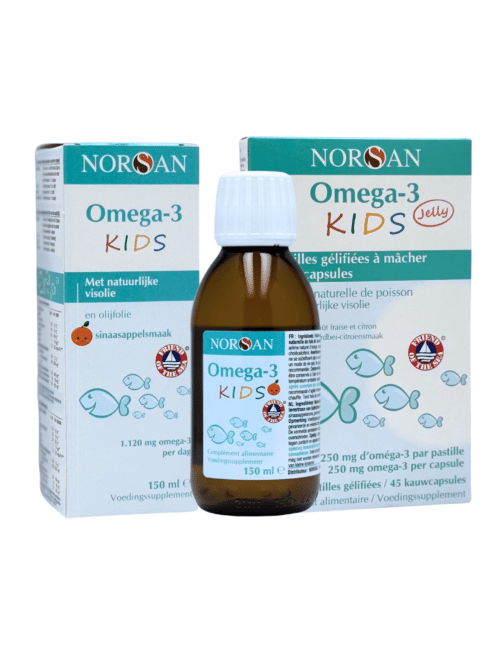 NORSAN Omega-3 Kids – Essentiële omega-3 vetzuren voor de gezonde groei en ontwikkeling van kinderen