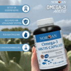 NORSAN Omega-3 Akrits Capsules – Hoogwaardige visolie in handige capsulevorm met 1.500 mg omega-3 per dag